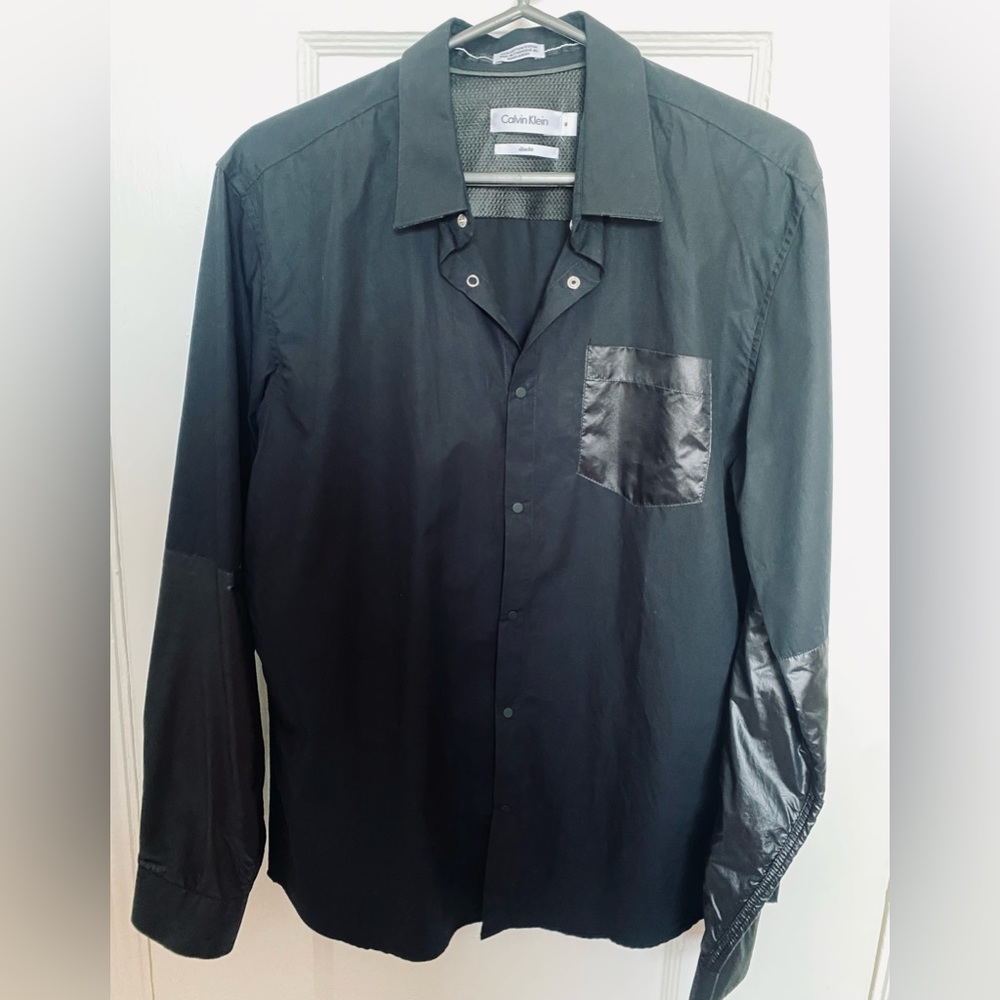 Calvin Klein Duel Material Shirt